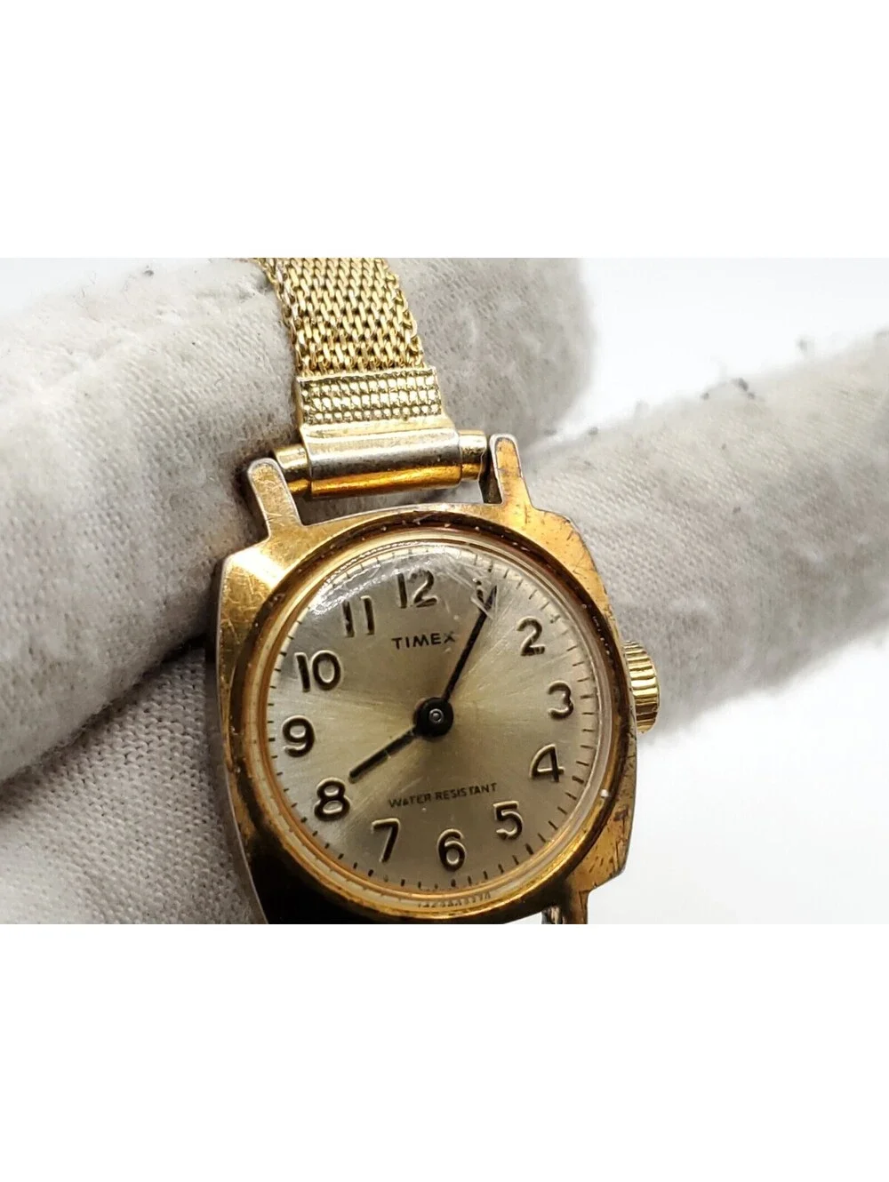 Vintage Timex Mechanical Watch Womens Running Gold Tone 20mm